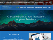 Tablet Screenshot of mpmetzlaw.com